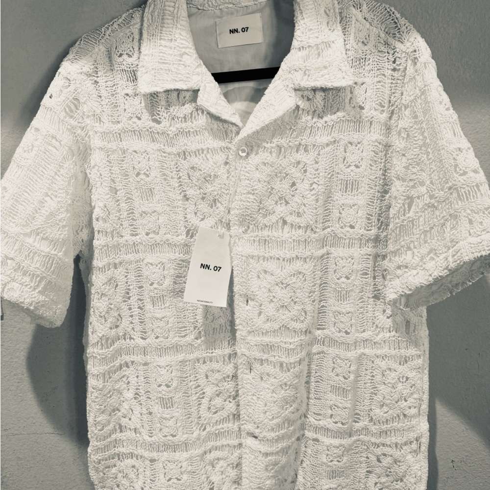 NN07 crochet shirt.
